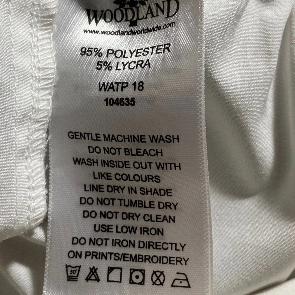 Woodland Wet Wick Off White Cargo Joggers Mens Large Athleisure Techwear Pants